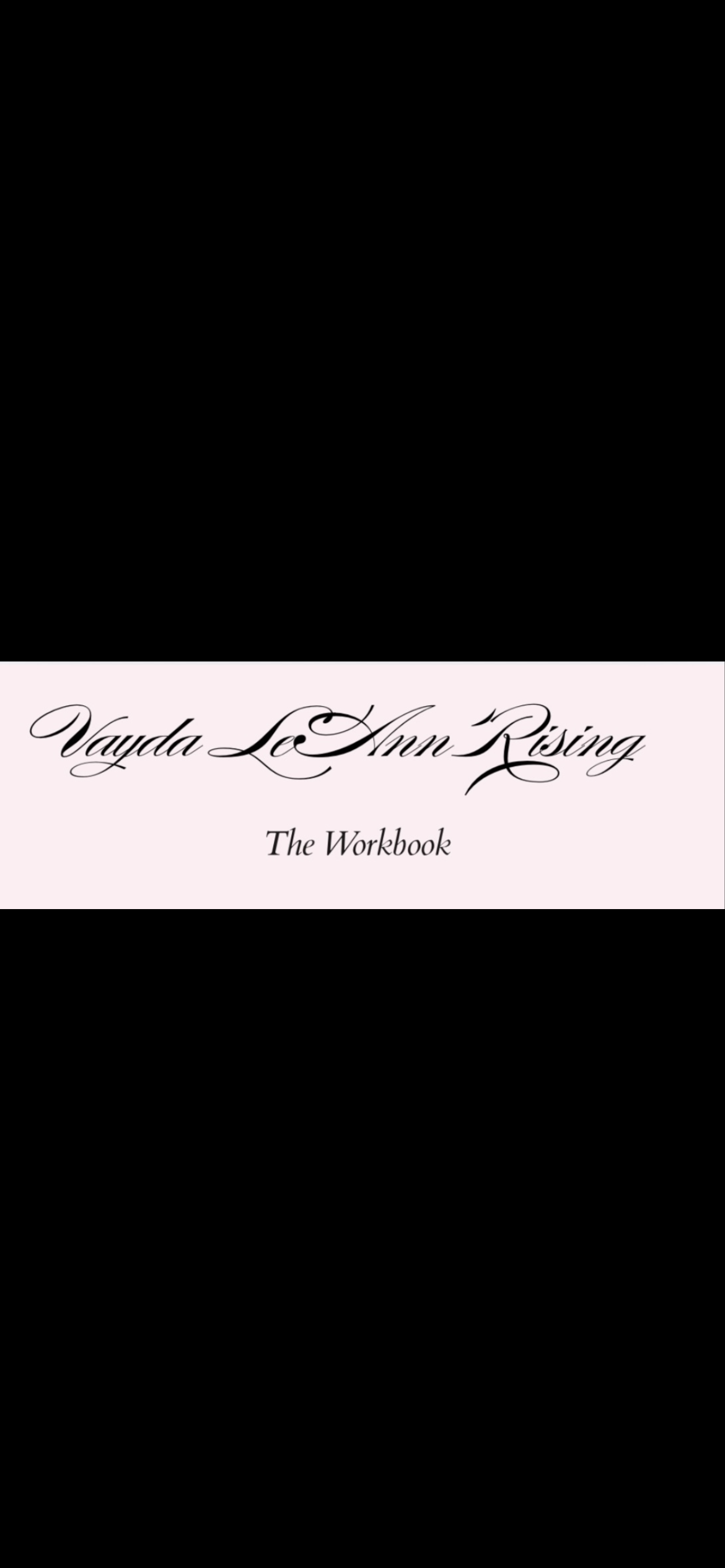 Become YOUR High Value Woman ￼Digital Work Book